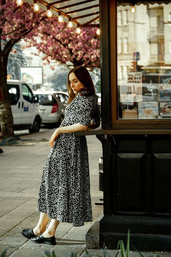 Vestido Midi Estampado